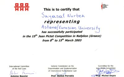 Jean Pictet Competition 2003